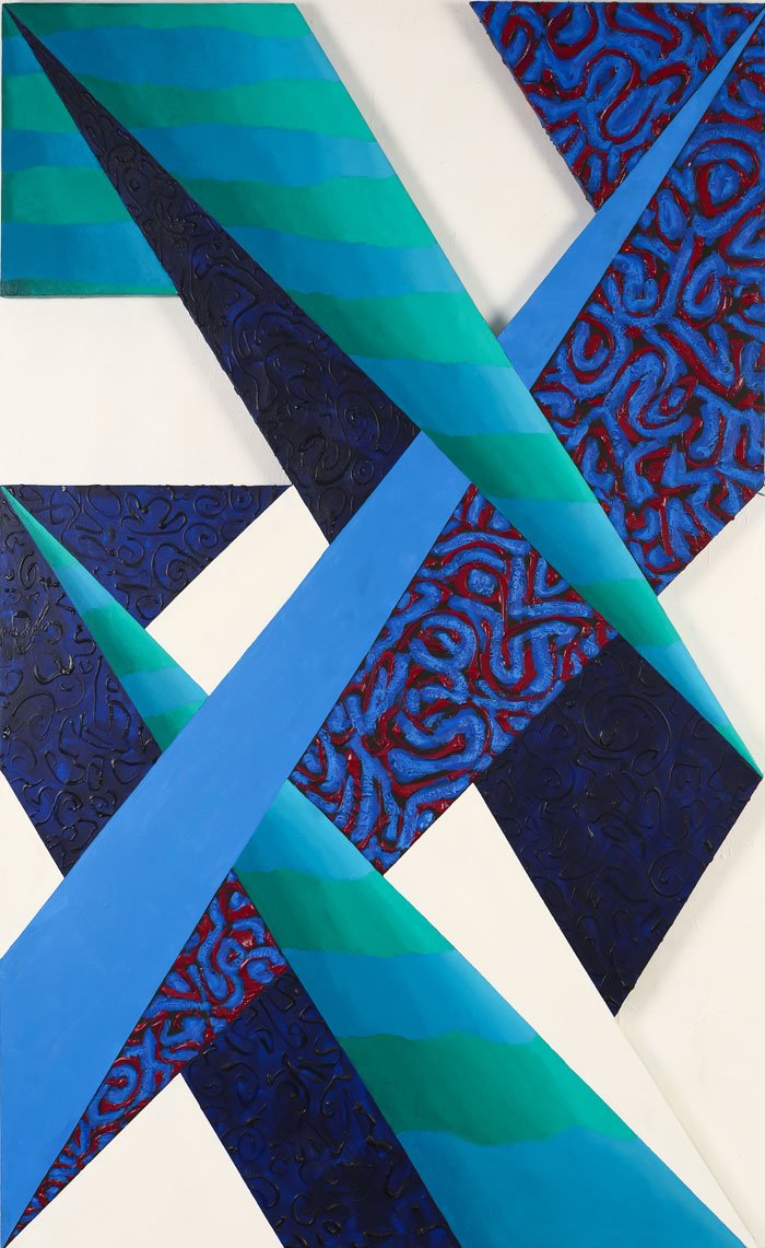 Spatial ambiguity 3 - Shaped Paintings